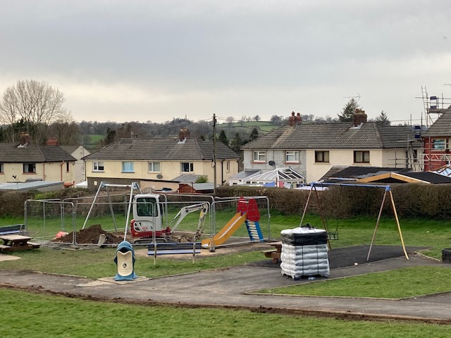 Llanybydder Park Improvement on the Slide